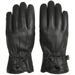 Mens Leather Driving Gloves Winter Warm Touchscreen Sheepskin Thinsulate Lined